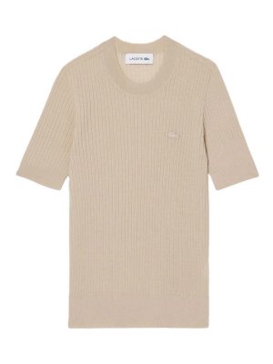 LACOSTE: クルーネック - クルーネック - ダークベージュ