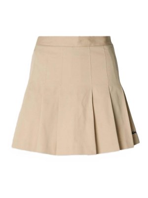 LACOSTE: casual jackets - Stretch cotton pleated short skirt