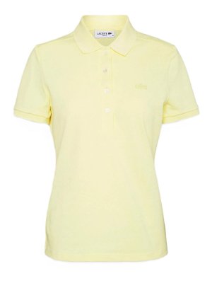 LACOSTE: polo shirts - Stretch cotton pique polo shirt slim fit
