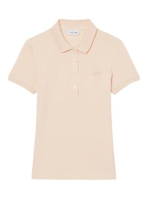 LACOSTE: polo shirts - Stretch cotton pique polo shirt slim fit