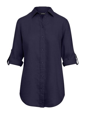 LAUREN RALPH LAUREN: shirts - Karrie-long sleeve-shirt-tissue linen
