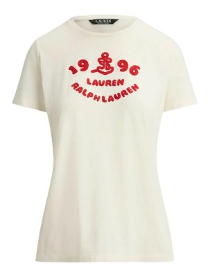 LAUREN RALPH LAUREN: t-shirts - Knit-t-shirt-cotton jersey