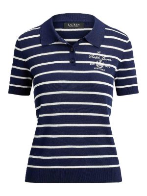 LAUREN RALPH LAUREN: クルーネック - クルーネック - ブルー