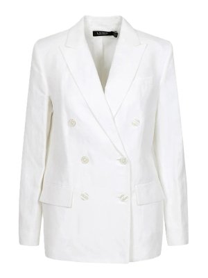 LAUREN RALPH LAUREN: Blazer - Blazer - Blanco