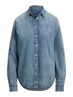 LAUREN RALPH LAUREN: blazers - Jamelko-long sleeve-button front shirt