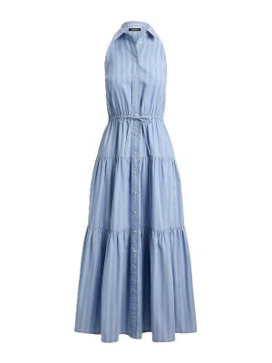 LAUREN RALPH LAUREN: evening dresses - Woven-dresses-y/d 70s broadcloth