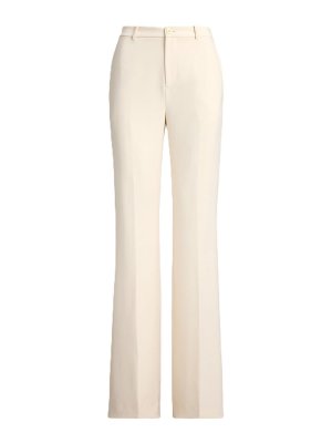 LAUREN RALPH LAUREN: カジュアルトラウザー - カジュアルパンツ - ベージュ