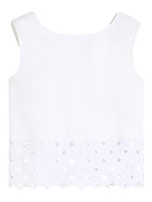 Max Mara: Tops und Tank Tops - Top - Weiß