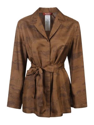 MAX MARA STUDIO: チュニック - チュニック - ダークブラウン