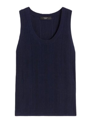WEEKEND MAX MARA: トップス＆タンクトップ - トップ/タンクトップ - ブルー