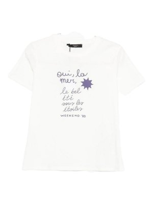WEEKEND MAX MARA: T-shirts - T-Shirt - Weiß