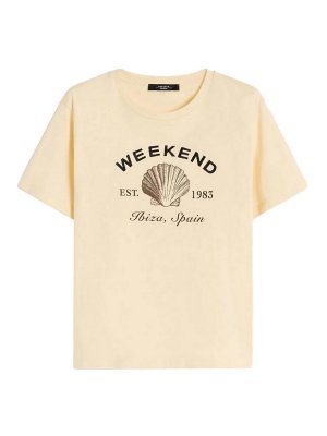 WEEKEND MAX MARA: Camisetas - Camiseta - Amarillo
