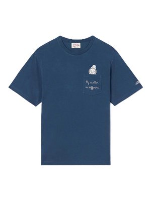 MC2 SAINT BARTH: T-shirts - T-Shirt - Blau