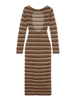 MC2 SAINT BARTH: Maxi robe - Maxi Robe - Marron