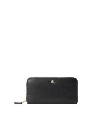 LAUREN RALPH LAUREN: wallets & purses - Zipper cont wlt-wallet-large-natural