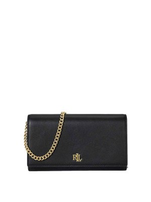 LAUREN RALPH LAUREN: wallets & purses - Adair ii-wallet on a chain-large-natural