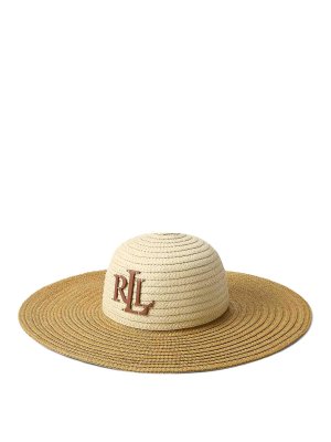 LAUREN RALPH LAUREN: cappelli - Cappello-cappello-carta intrecciata