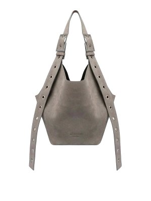 DONDUP: ショルダーバッグ - ショルダーバッグ - グレー
