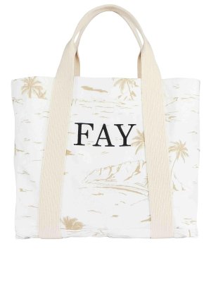 FAY: Bolsos Shopping - Bolso Shopping - Blanco