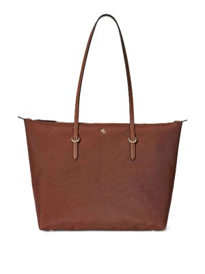 LAUREN RALPH LAUREN: totes bags - Keaton 26-tote-medium-recycled nylon