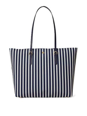 LAUREN RALPH LAUREN: トートバッグ - トートバッグ - ブルー