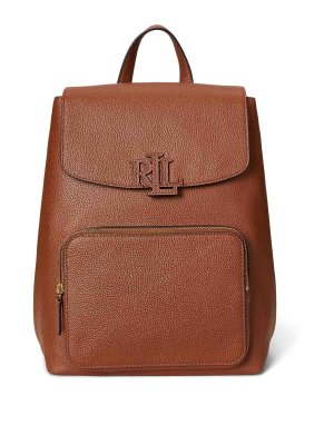 LAUREN RALPH LAUREN: backpacks - Cameryn bkpk-backpack-medium-pebbled leather
