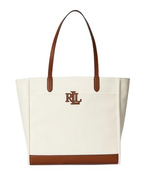 LAUREN RALPH LAUREN: Handtaschen - Shopper - Beige