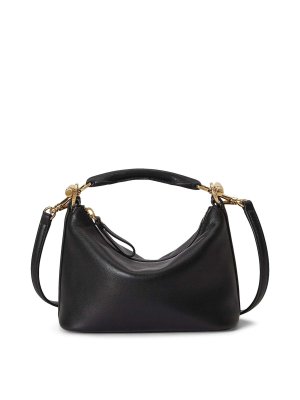 LAUREN RALPH LAUREN: ショルダーバッグ - ショルダーバッグ - 黒