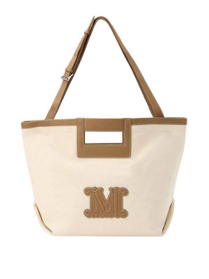 Max Mara: totes bags - Bchecru