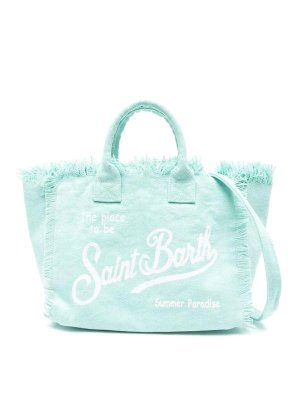 MC2 SAINT BARTH: Handtaschen - Shopper - Hellblau