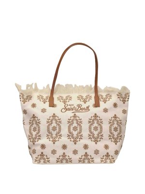 MC2 SAINT BARTH: shoulder bags - City shoulder bag with fringes