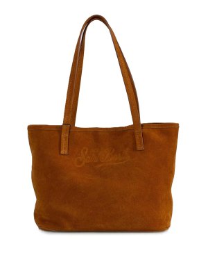 MC2 SAINT BARTH: borse a spalla - Borsa city bag media a spalla in camoscio