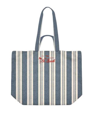 MC2 SAINT BARTH: Handtaschen - Shopper - Blau