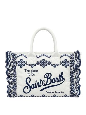 MC2 SAINT BARTH: shoulder bags - Vanity bag volant n sangallo shoulder bag