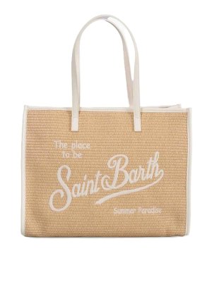 MC2 SAINT BARTH: Handtaschen - Shopper - Hellgelb