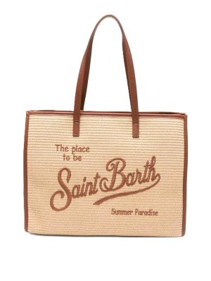 MC2 SAINT BARTH: Handtaschen - Shopper - Hellgelb