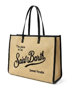 MC2 SAINT BARTH: Handtaschen - Shopper - Hellgelb