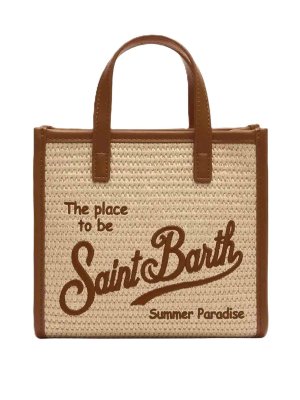 MC2 SAINT BARTH: Handtaschen - Shopper - Hellgelb