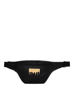 SPRAYGROUND: borse a tracolla - Borsa a tracolla lussuosa color oro mattone