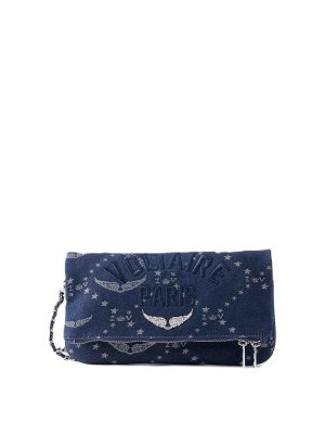 ZADIG&VOLTAIRE: shoulder bags - Rock denim monogram
