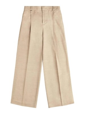 FAY: flat shoes - Classic pant.2 pinces straight leg