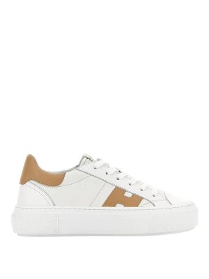 HOGAN: Chaussures à lacets - Chaussures À Lacets - Blanc