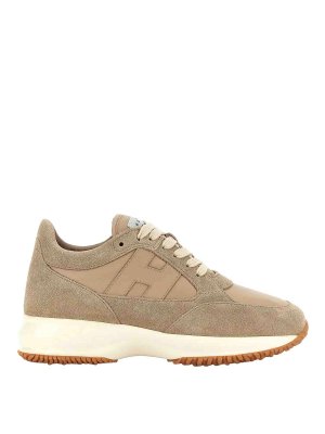 HOGAN: Chaussures à lacets - Chaussures À Lacets - Beige