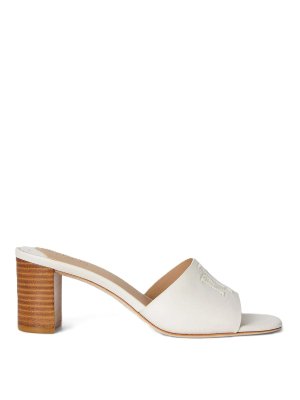 LAUREN RALPH LAUREN: sandals - Everley heel-sandals-heel sandal-soft nappa