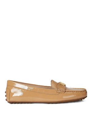 LAUREN RALPH LAUREN: ロファー＆スリッパ - ローファー - ベージュ