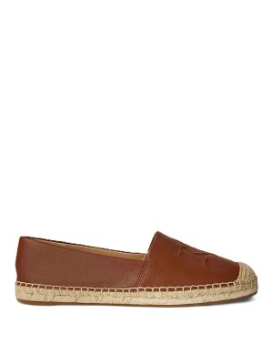LAUREN RALPH LAUREN: espadrillas - Cameryn lg 2-espadrillas-piatte-nappa morbida
