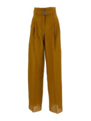 MAX MARA STUDIO: Botines - Botines - Amarillo Oscuro