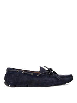 POLO RALPH LAUREN: Mocassini e slippers - Cravatta Anders, scarpa casual in camoscio