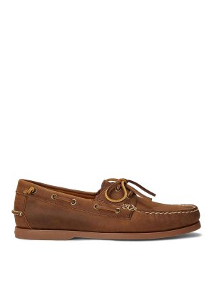 POLO RALPH LAUREN: ロファー＆スリッパ - ローファー - ブラウン