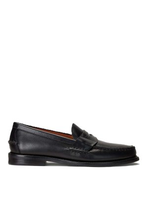 POLO RALPH LAUREN: Mocassini e slippers - Alston penny-casual scarpa-mocassino-in pelle